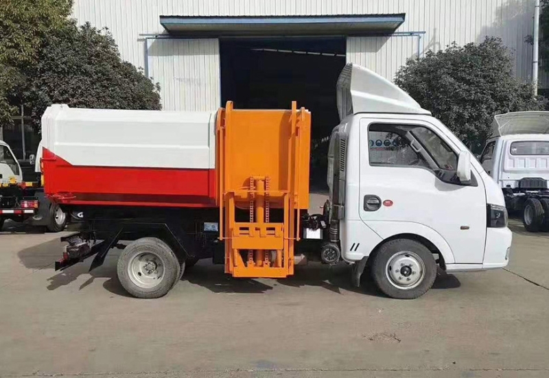 程力挂桶垃圾车_东风途逸侧装挂桶垃圾车 程力挂桶垃圾车_东风途逸侧装挂桶垃圾车