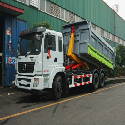 25吨全密封无泄漏建筑垃圾、鸡粪运输车