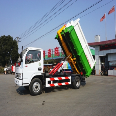 小区建筑垃圾运输车_装修垃圾收集车