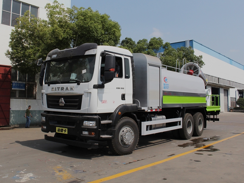 程力 15 吨多功能抑尘车助力阿尔及利亚基建项目